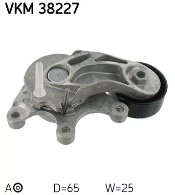 Riemspanner, V-geribbelde riem SKF VKM 38227)