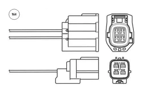 Zuurstofsensor NTK 95845)