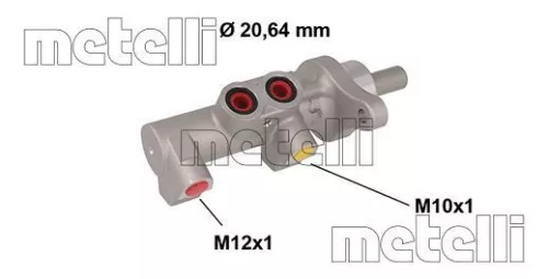 Remhoofdremcilinder METELLI 05-0846)