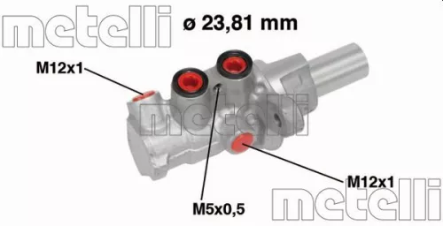 Remhoofdremcilinder METELLI 05-0749)