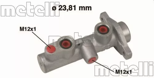 Remhoofdremcilinder METELLI 05-0651)