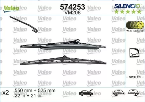 Ruitenwisser VALEO 574253)