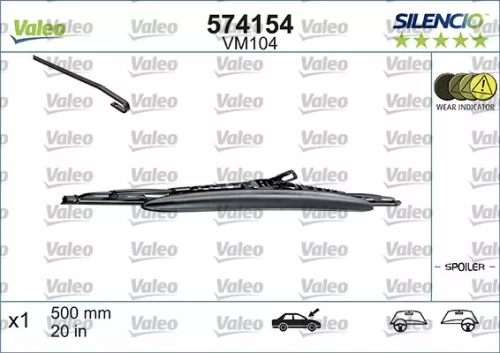 Ruitenwisser VALEO 574154)