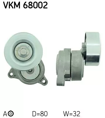 Riemspanner, V-geribbelde riem SKF VKM 68002)