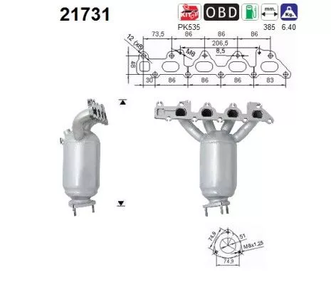 Katalysator AS 21731)
