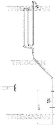 Hydraulische slang, stuurinrichting TRISCAN 8516 16013)