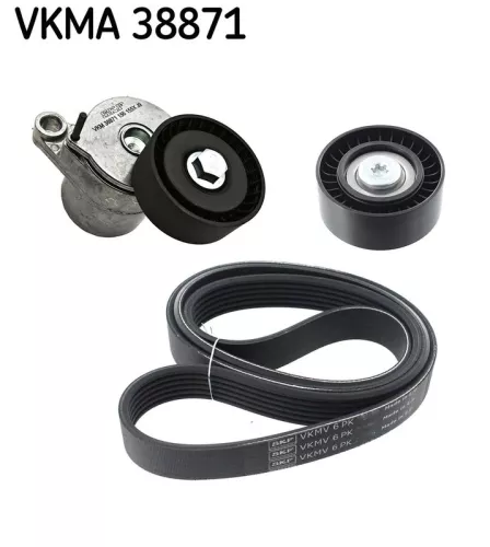 V-ribbed Belt Set SKF VKMA 38871)