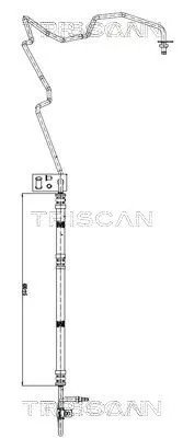 Hydraulische slang, stuurinrichting TRISCAN 8516 16004)