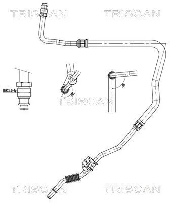 Hydraulische slang, stuurinrichting TRISCAN 8516 28016)