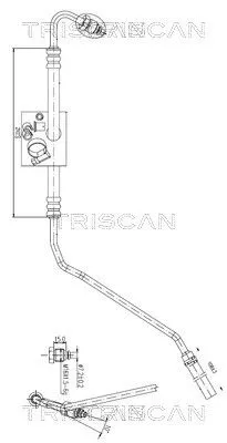 Hydraulische slang, stuurinrichting TRISCAN 8516 29023)
