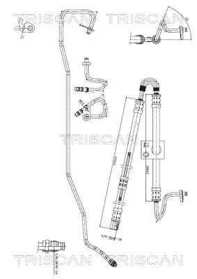 Hydraulische slang, stuurinrichting TRISCAN 8516 16048)