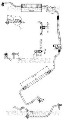 Hydraulische slang, stuurinrichting TRISCAN 8516 28009)