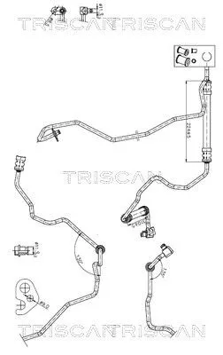 Hydraulische slang, stuurinrichting TRISCAN 8516 27007)