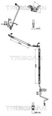 Hydraulische slang, stuurinrichting TRISCAN 8516 28017)