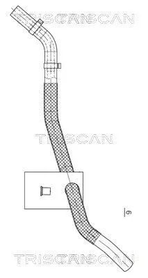 Hydraulische slang, stuurinrichting TRISCAN 8516 29014)