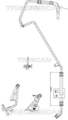 Hydraulische slang, stuurinrichting TRISCAN 8516 29018)