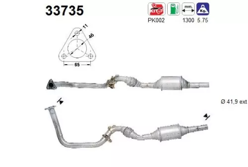 Katalysator AS 33735)