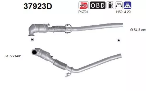 Katalysator AS 37923D)