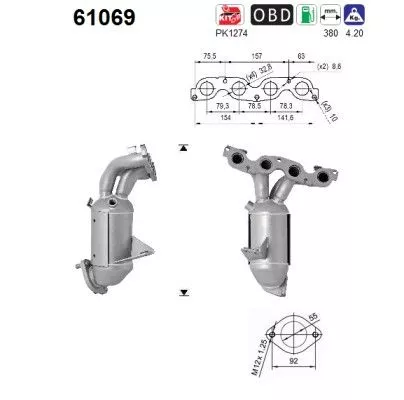Katalysator AS 61069)