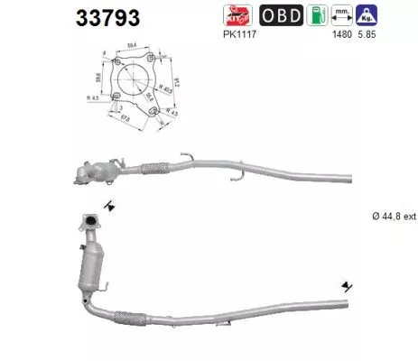 Katalysator AS 33793)