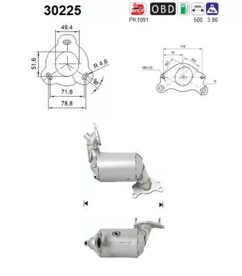 Katalysator AS 30225)