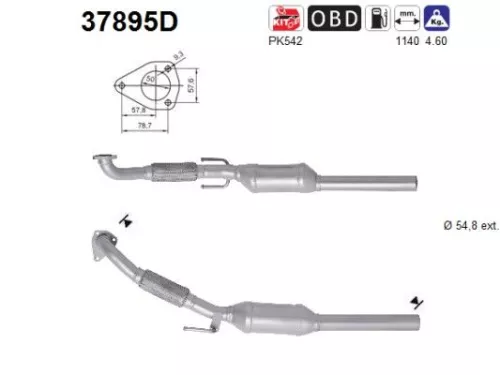Katalysator AS 37895D)