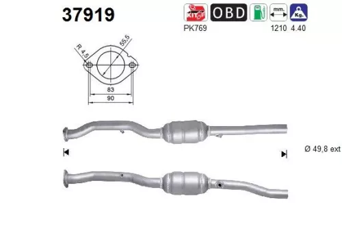 Katalysator AS 37919)