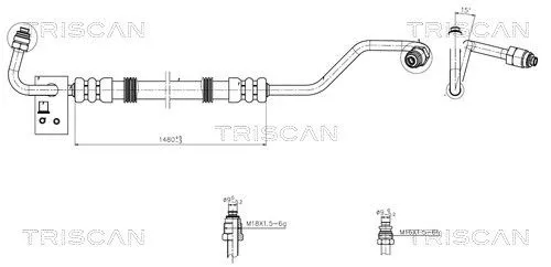 Hydraulische slang, stuurinrichting TRISCAN 8516 29044)