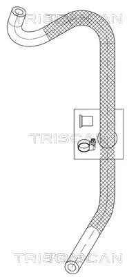 Hydraulische slang, stuurinrichting TRISCAN 8516 29063)