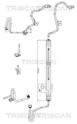 Hydraulische slang, stuurinrichting TRISCAN 8516 29073)