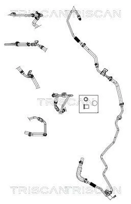 Hydraulische slang, stuurinrichting TRISCAN 8516 43005)
