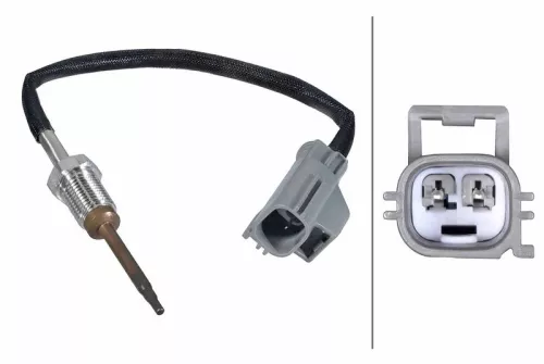 Sensor, uitlaatgastemperatuur HELLA 6PT 358 226-511)