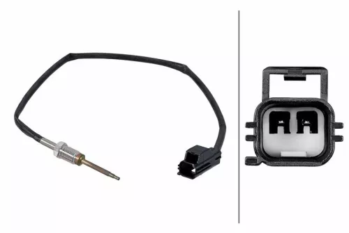 Sensor, exhaust gas temperature HELLA 6PT 358 226-531)