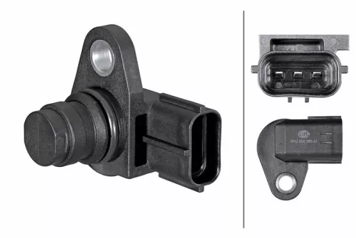 Sensor, nokkenaspositie HELLA 6PU 358 380-211)