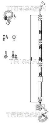 Hydraulische slang, stuurinrichting TRISCAN 8516 29038)