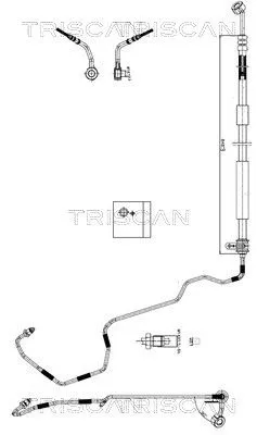 Hydraulische slang, stuurinrichting TRISCAN 8516 43009)