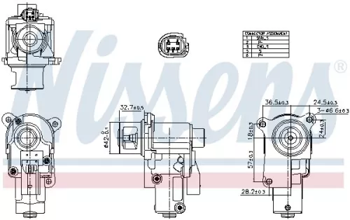 EGR-klep NISSENS 98552)