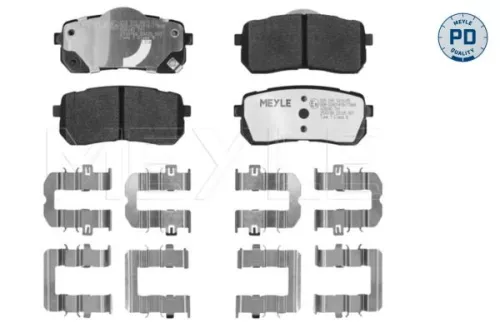 Brake Pad Set, disc brake MEYLE 025 245 5915/PD)