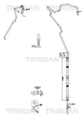 Hydraulische slang, stuurinrichting TRISCAN 8516 16052)