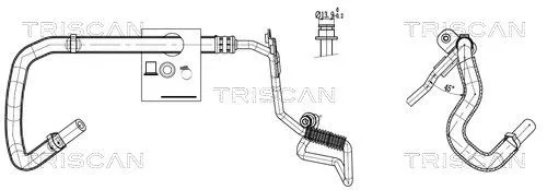 Hydraulische slang, stuurinrichting TRISCAN 8516 29092)