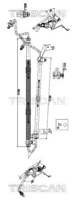 Hydraulische slang, stuurinrichting TRISCAN 8516 11041)