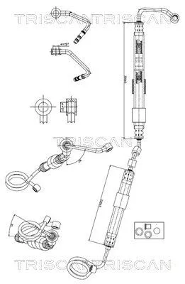 Hydraulische slang, stuurinrichting TRISCAN 8516 29065)