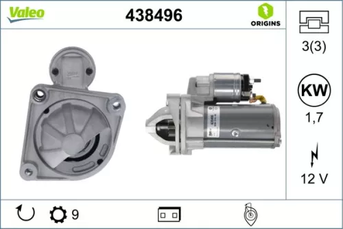 Starter VALEO 438496)