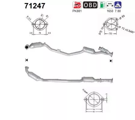 Katalysator AS 71247)