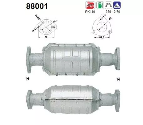 Katalysator AS 88001)