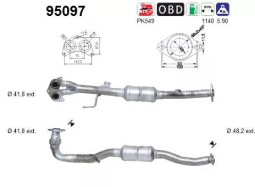 Katalysator AS 95097)