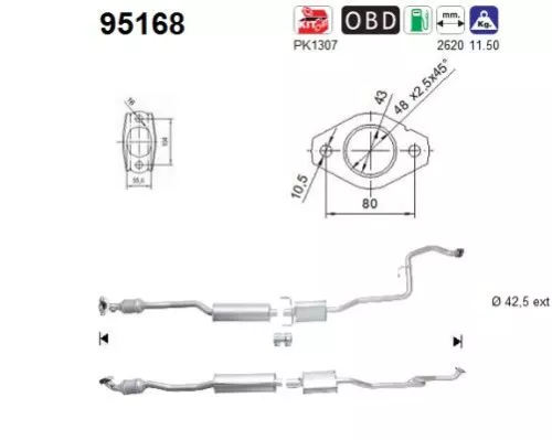 Katalysator AS 95168)