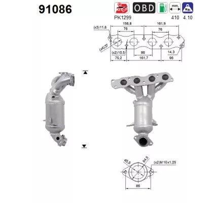 Katalysator AS 91086)