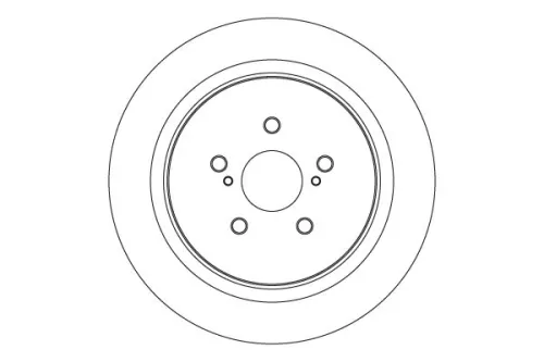 Remschijf TRW DF6746)