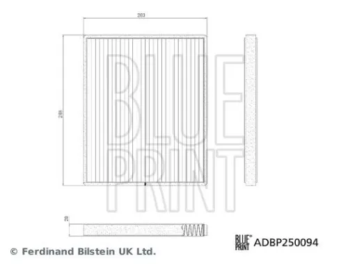 INT.FILT.KOOLST. BLUE PRINT ADBP250094)